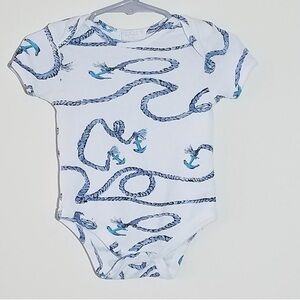 Rosie Pope Blue and White Nautical Bodysuit